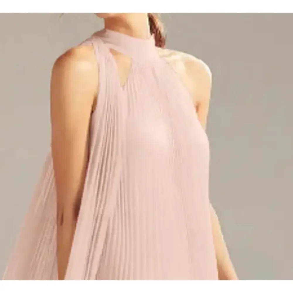 AW BRIDAL 4 S pearl pink Louise chiffon bridesmaid formal maxi dress NEW B143 - Picture 3 of 5